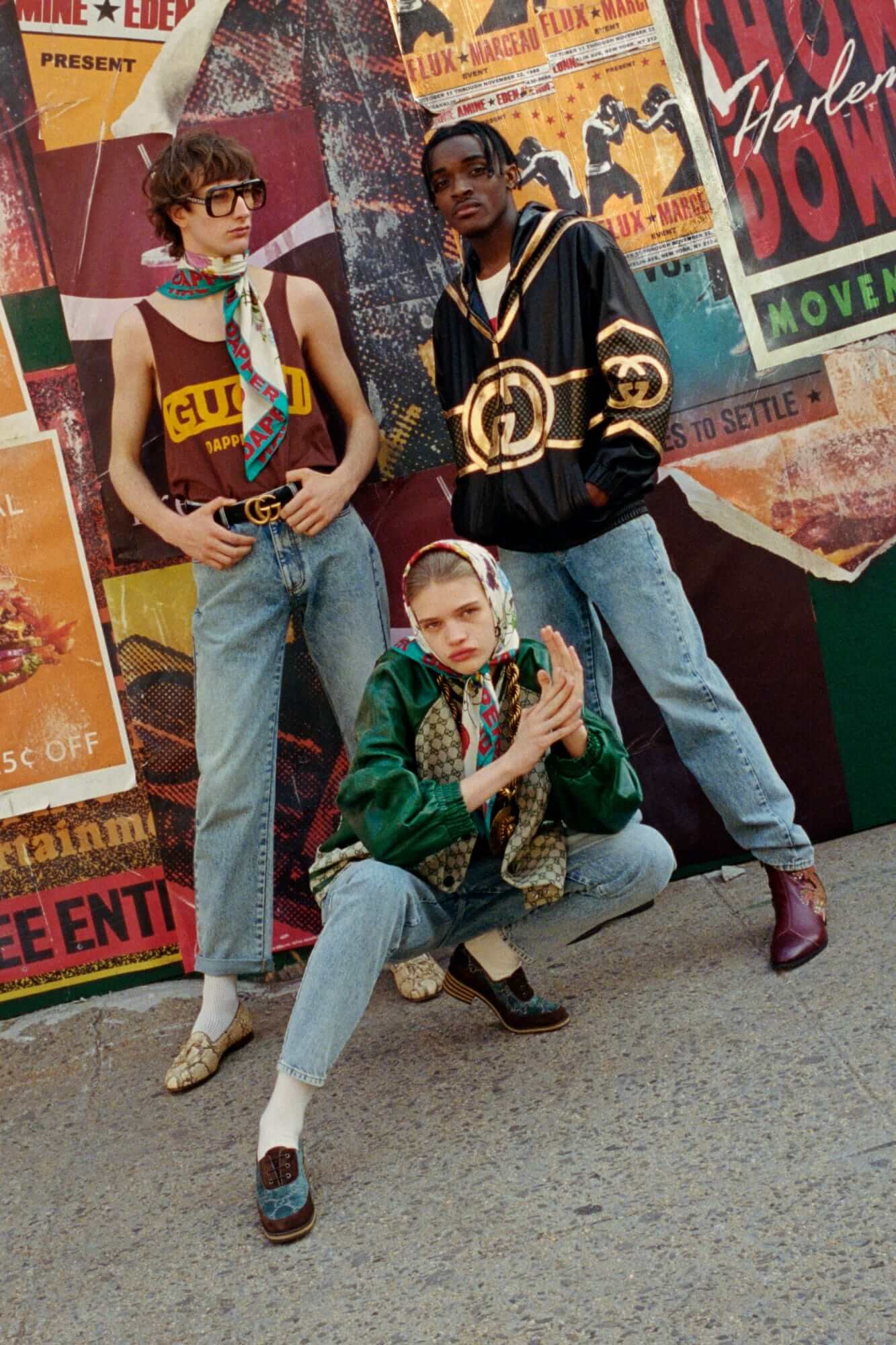 Dapper Dan x Gucci. Fotografía: Ari Marcopoulos/Gucci