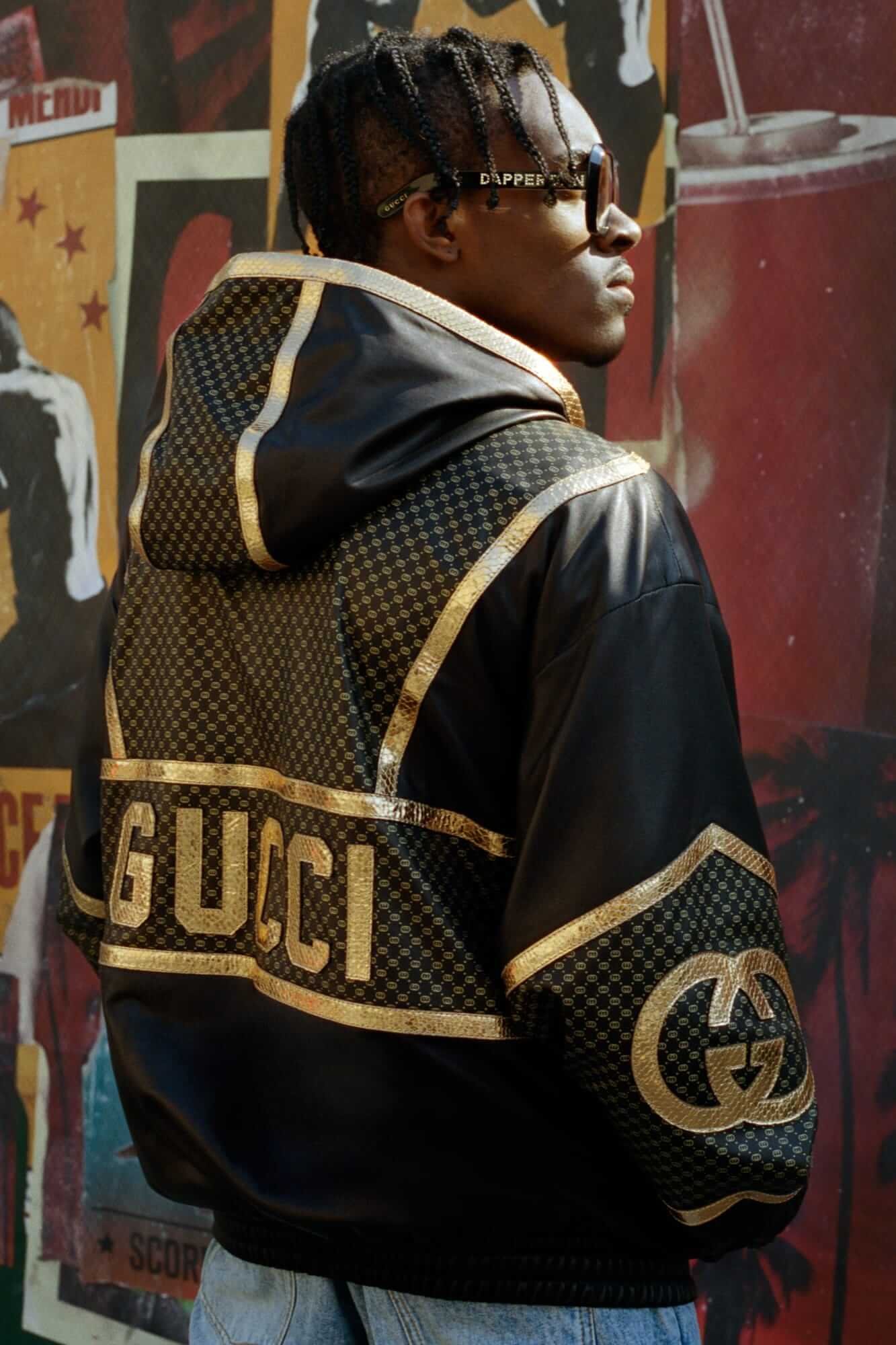 Dapper Dan x Gucci. Fotografía: Ari Marcopoulos/Gucci