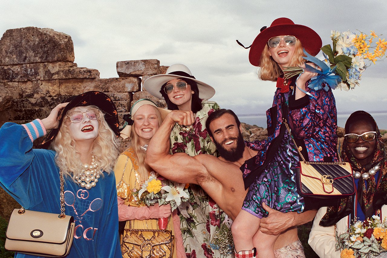 Gucci Pre-Fall 2019. Imagen: Glen Luchford/Gucci