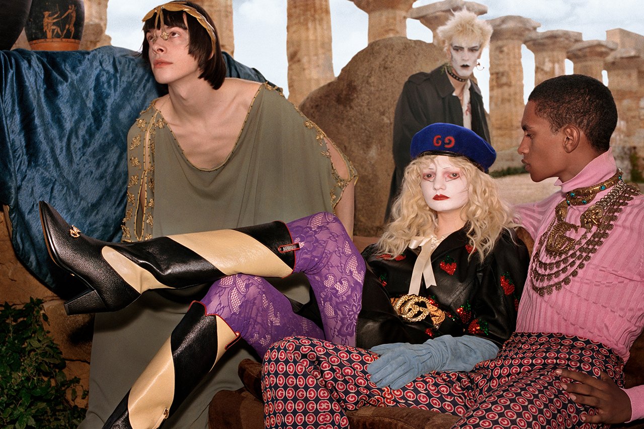 Gucci Pre-Fall 2019. Imagen: Glen Luchford/Gucci