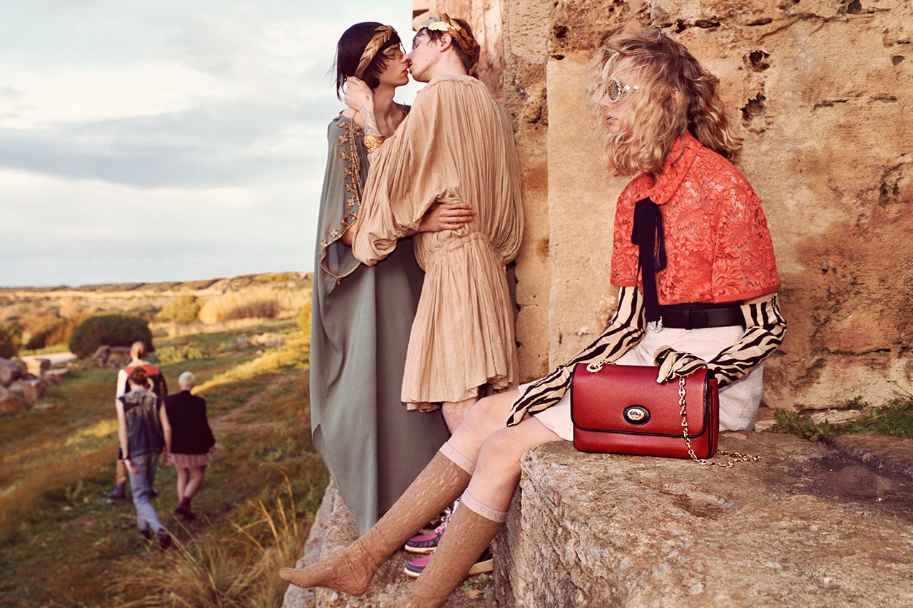 Gucci Pre-Fall 2019. Imagen: Glen Luchford/Gucci