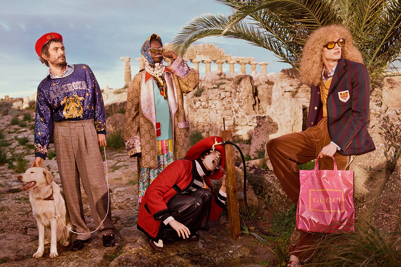 Gucci Pre-Fall 2019. Imagen: Glen Luchford/Gucci