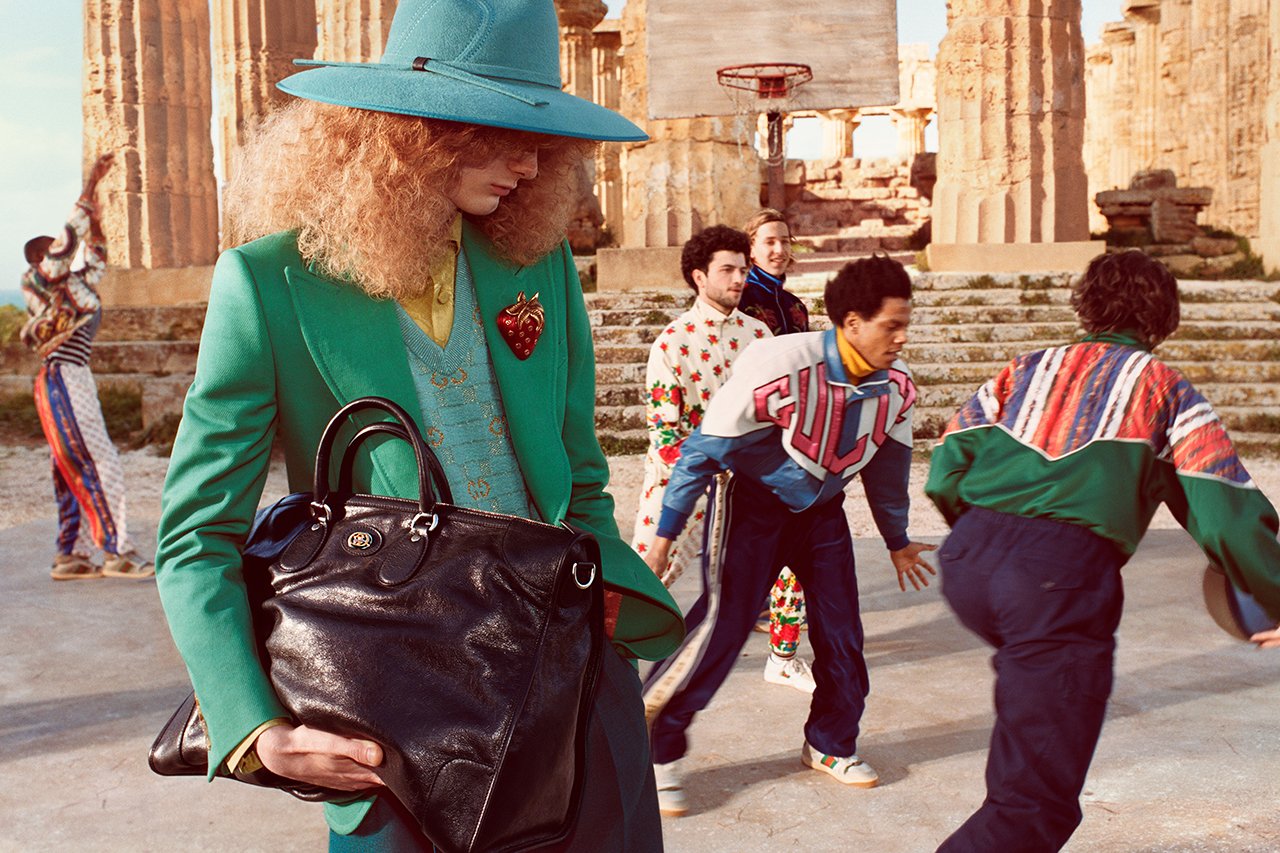 Gucci Pre-Fall 2019. Imagen: Glen Luchford/Gucci