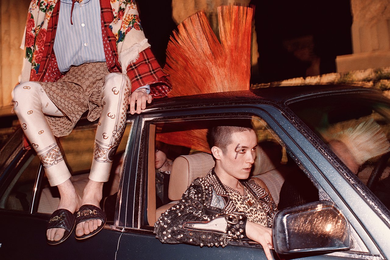 Gucci Pre-Fall 2019. Imagen: Glen Luchford/Gucci