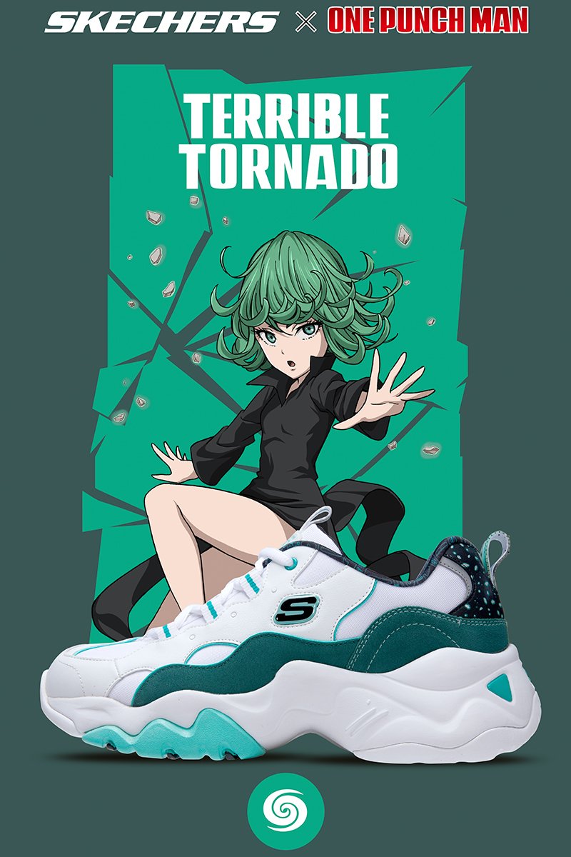 Parte de la colección One Punch Man x Skechers. Fotografía: Skechers